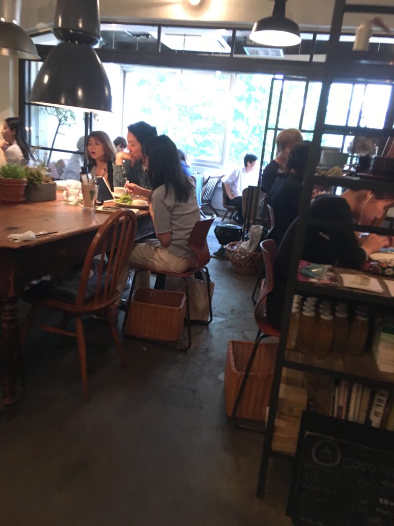 Busy day at Coto Cafe, photo by Obsessed with Japan