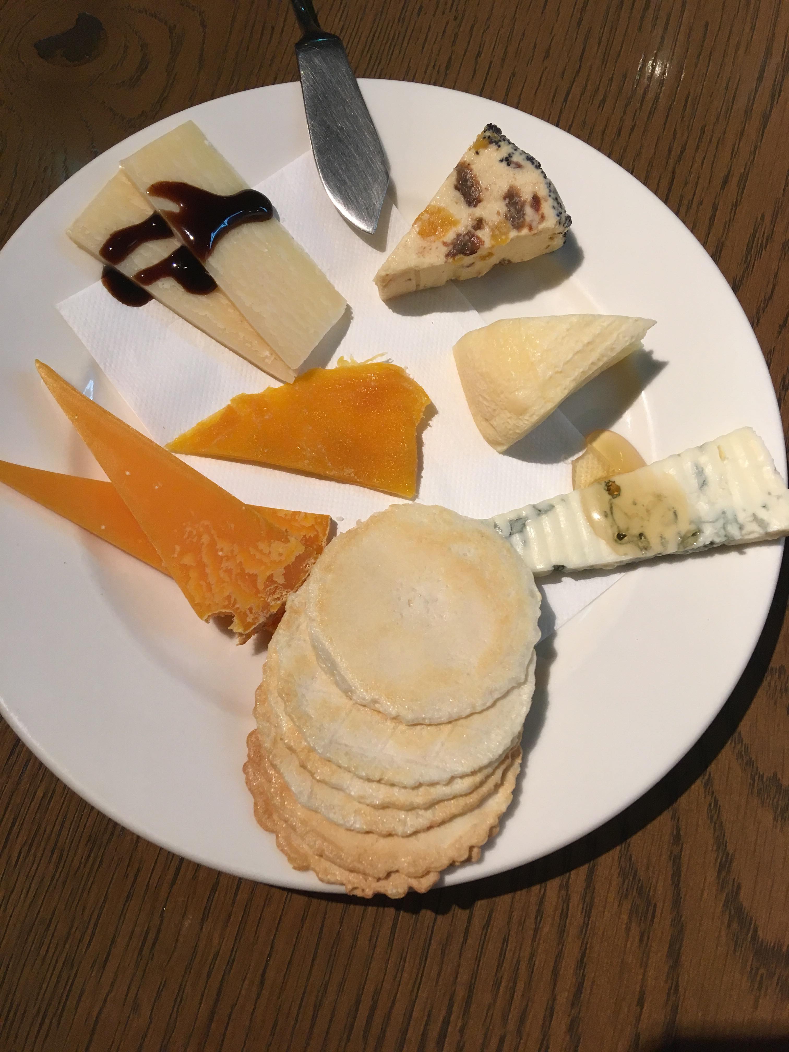 Cheese plate at  Grandbell Hotel 