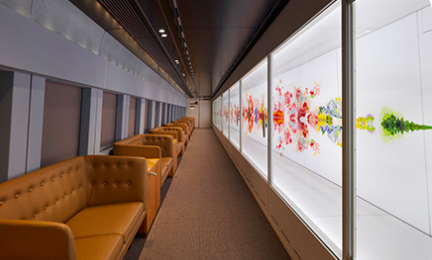 Art-themed Shinkansen by Japan Railways