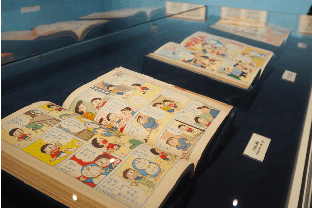 Doraemon Cartoon on display